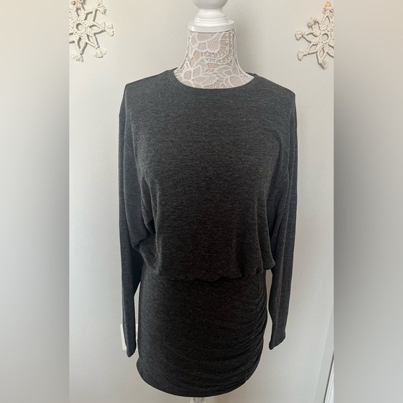 Something Navy Mini Sweater Dress - Picture 1 of 6